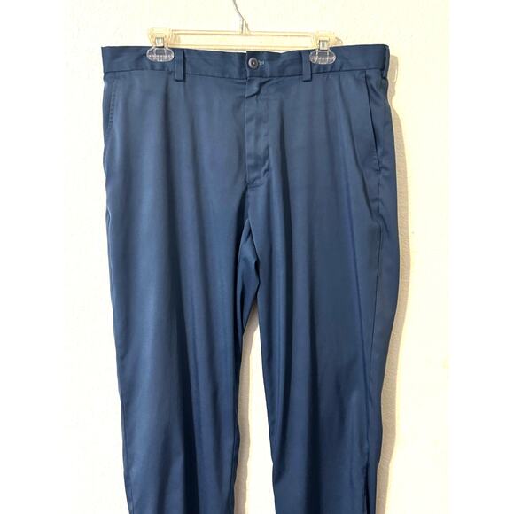Brooks Brothers Men's Tech Performance Pants Blue W36 L32 - Picture 3 of 10